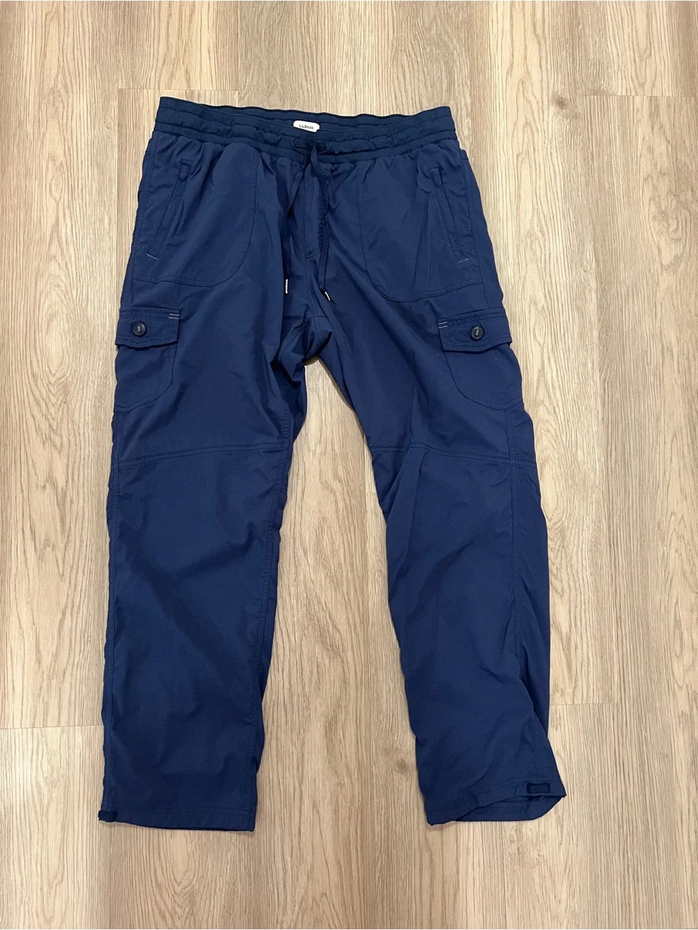 L.L. Bean Vista Camp Ripstop Navy Hiking Pants Size XL Style 292741